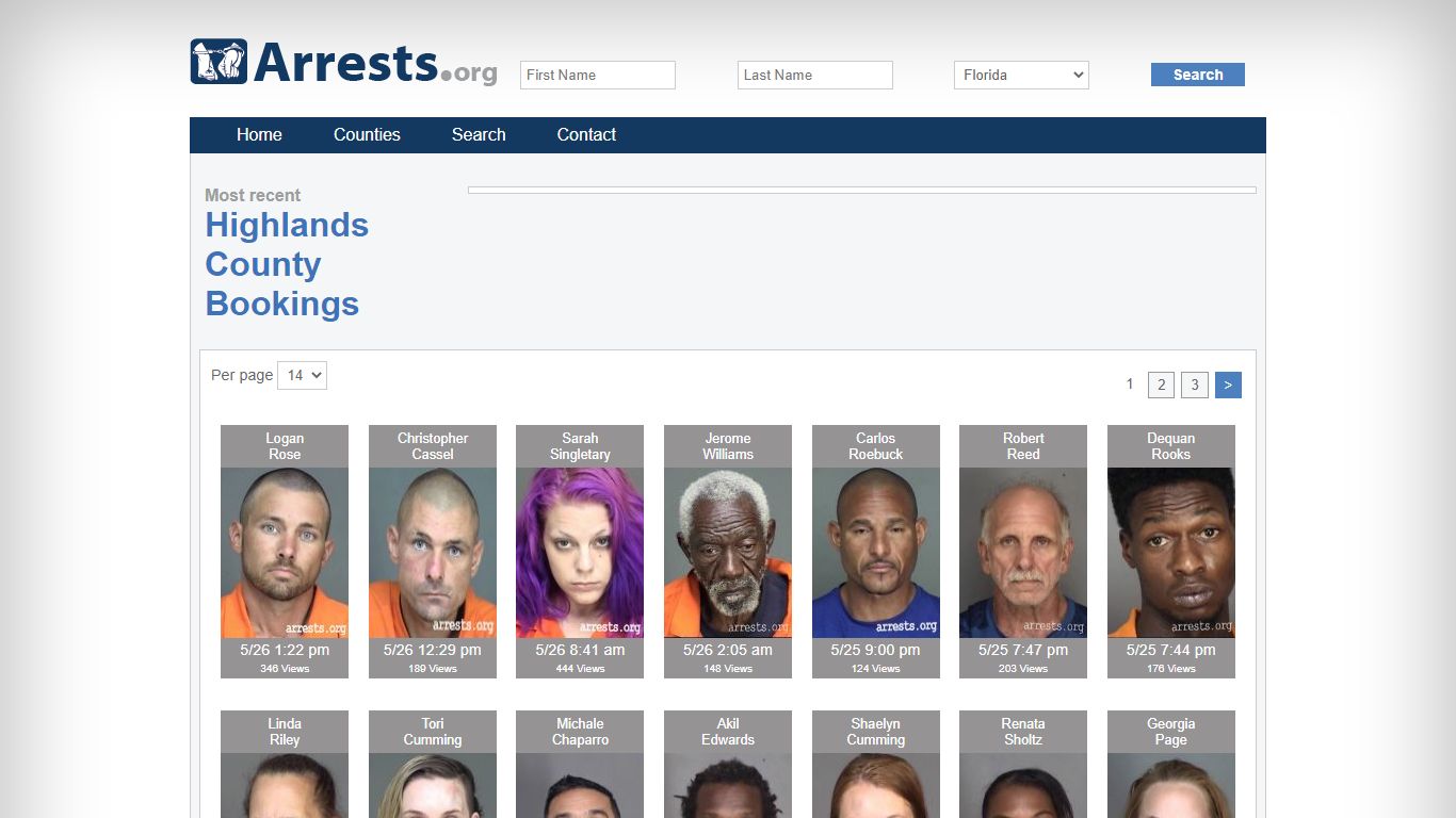 Highlands County Arrests and Inmate Search